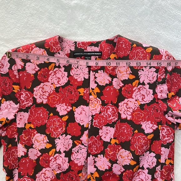 Women’s Silk Blazer Silk Sleeveless Top Floral Tapestry Feminine Office Set 8P - Picture 10 of 15